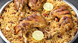 Authentic Chicken Kabsa Recipe  How to Make Saudi Arabian Chicken and Rice by Cooking with Benazir [upl. by Erme]