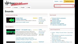 How to Download Audio Clips from FreeSoundorg [upl. by Llezom]