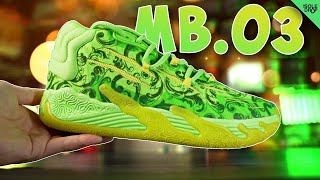 Lamelo Balls New Shoe Puma MB03 First Impressions [upl. by Belia805]