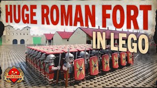 Roman Fortress Flythrough  Lego MOC Animation [upl. by Plantagenet]