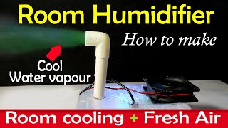 Room humidifier  Air freshener  How to make [upl. by Neetsirk964]