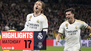 Resumen de Real Madrid vs Villarreal CF 41 [upl. by Shaina]