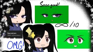 Rating some Gacha green screens✨✨💀🤪💅🏻👀 [upl. by Paz]