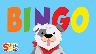 BINGO  Nursery Rhymes For Kids  Super Simple Songs [upl. by Nalak440]