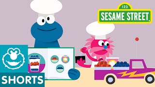 Sesame Street Fruit Parfait  Cookie Monsters Food Challenge 3 [upl. by Nauqan]