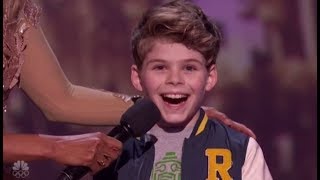 Merrick Hanna 12YearOld Boy Dancer Turns Into a ROBOT On LIVE AGT Stage [upl. by Rodavlas]