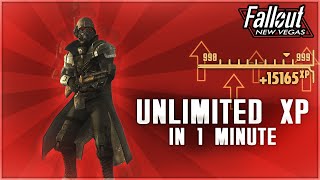 Fallout New Vegas  UNLIMITED XP GLITCH IN 1 MINUTE 2020 PC Xbox 360 PS3 EASY [upl. by Gelhar]