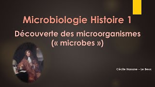 Microbiologie Histoire 1 DECOUVERTE DES MICROORGANISMES quotMICROBESquot [upl. by Jurdi]