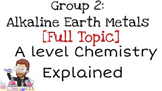 Group 2 Alkaline Earth Metals Explained [upl. by Templia516]