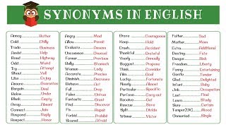 120 Super Common Synonyms to Increase Your Vocabulary in English [upl. by Raines105]