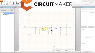 Circuitmaker Tutorial  Schematic [upl. by Ramsa]