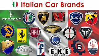 Italian Cars  Top 30 Italian car Brands [upl. by Essirehc39]