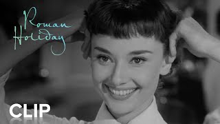 ROMAN HOLIDAY  quotHaircutquot Clip  Paramount Movies [upl. by Phillip14]