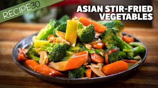 Asian stir fried vegetables [upl. by Ejrog]