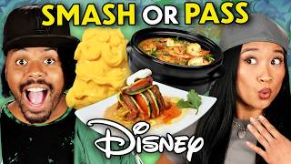 Smash or Pass Disney Foods Ratatouille Princess amp The Frog Beauty amp The Beast [upl. by Alake]