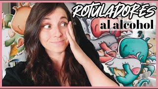 Cómo COLOREAR con Rotuladores al ALCOHOL┊ NoLine Coloring  Distintas PALETAS de COLOR ┊Laura Inguz [upl. by Ardnosac]