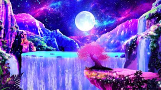 Peaceful Night 💜 Deep Sleep Music 528Hz  Calm Magic Meditation Music [upl. by Wymore]