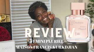 REVIEW MAISON FRANCIS KURKDJIAN FEMINI PLURIEL [upl. by Annabal]