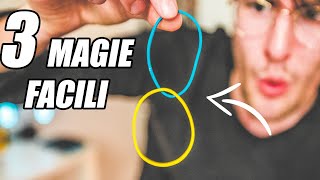 3 MAGIE FACILI CON GLI ELASTICI  Spiegazione [upl. by Liman]