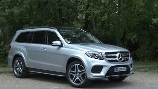 Essai Mercedes GLS 500 4Matic Executive 2016 [upl. by Yekciv]