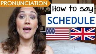 How to Pronounce SCHEDULE US UK amp Australian pronunciation [upl. by Christine169]