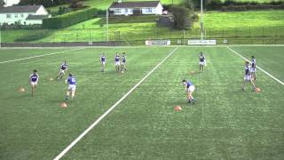 Gaelic Football handpass drill 10 [upl. by Karlis]