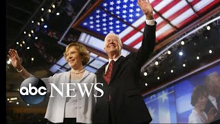 Jimmy and Rosalynn Carter address viewers at 2020 DNC [upl. by Parlin273]