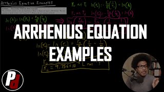 Arrhenius Equation Examples  General Chemistry II  69 [upl. by Webber]