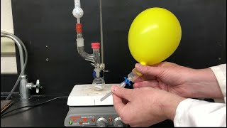 HydroborationOxidation of 1Octene Experiment Part 2 Carrying out the Hydroboration Reaction [upl. by Aicile556]