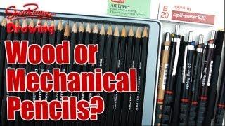 Wood or Mechanical Pencils  which pencils should you use [upl. by Lessur745]