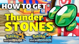 HOW TO GET Thunder Stone in Pokémon Ultra Sun and Ultra Moon [upl. by Attennyl288]