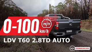 2020 LDV T60 0100kmh amp engine sound [upl. by Gnaig449]