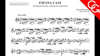 ESPAÑA CAÑÍ Pasodoble Corrado Giuffredi clarinet [upl. by Yvel]