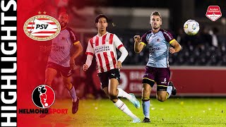 Samenvatting Jong PSV  Helmond Sport 24102022 [upl. by Ban]