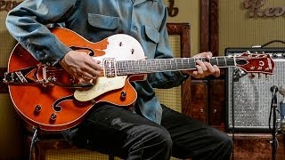 Gretsch G6120 Chet Atkins Hollowbody Demo [upl. by Jarietta]