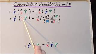 Commutator Hamiltonian and position [upl. by Cut619]