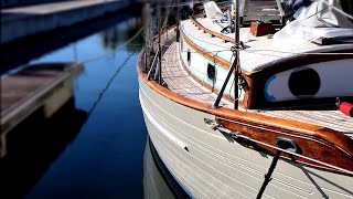 38 Restoring TEAK amp Decks  DIY Sailboat REFIT  Sailing Skua [upl. by Stargell]