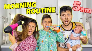 Our CRAZY MORNING ROUTINE at the ROYALTY PALACE  The Royalty Family [upl. by Atsyrt]