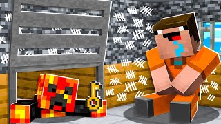 Saving Noob1234 from Minecraft PRISON [upl. by Eidod]