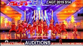 VUnbeatable Dance Group from India GETS STANDING OVATION  Americas Got Talent 2019 Audition [upl. by Joappa]