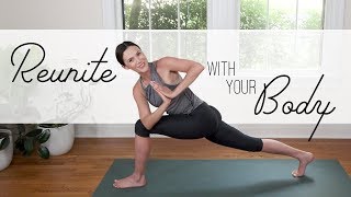 Reunite With Your Body  19Minute Total Body Yoga [upl. by Atsev984]