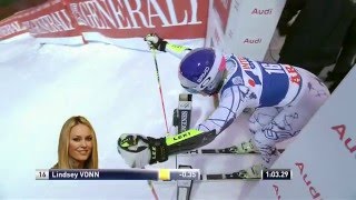 Lindsey Vonn WINS Giant Slalom at Åre [upl. by Htebazila]