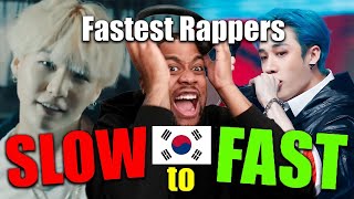 EVERY KPOP RAPPERS FASTEST RAP [upl. by Howie]