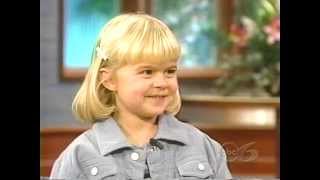 Emily Mae Young interview 1998 Age 8 [upl. by Selie629]