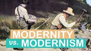 The Difference between Modernity amp Modernism  Art Terms  LittleArtTalks [upl. by Nnyleuqcaj180]