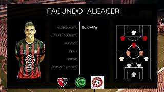 FACUNDO ALCACER Calciatore [upl. by Esoryram54]