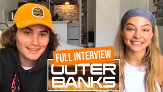 Outer Banks Stars Chase Stokes amp Madelyn Cline Full Interview [upl. by Jeffie949]