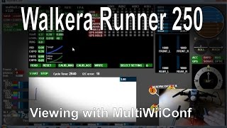 Walkera Runner 250 Quick Tip  Viewing settings with MultiWiiConf [upl. by Richardson]