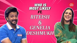 Who Is Most Likely Ft Riteish amp Genelia Deshmukh [upl. by Abana]