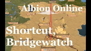 Albion Online  Caerleon to Bridgewatch fast almost safely [upl. by Oludoet]